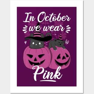 In October We Wear Pink Posters and Art